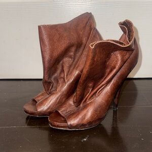 Dolce Vita Brown Leather Heeled Boots